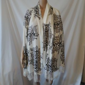 Luna Date Cashmere & Silk Scarf 28 X 72